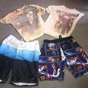 Men’s Board Shorts,Swimsuit and T-Shirt Lot!